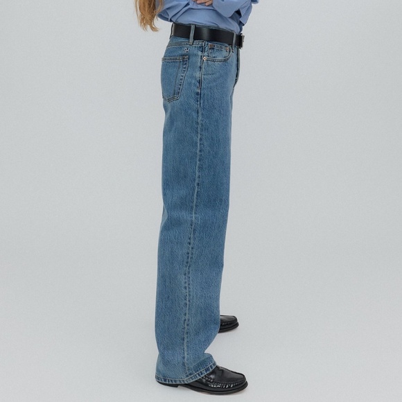 NWT Still Here Everyday Straight Jeans in Classic Blue Size 24 - Picture 3 of 16